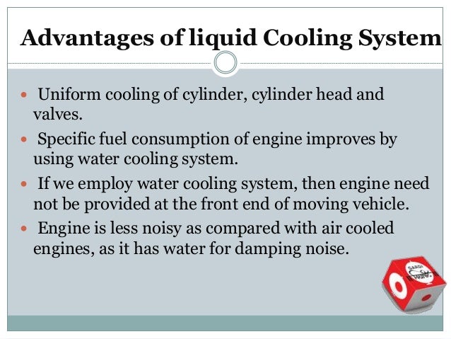 advantage of air cooling system