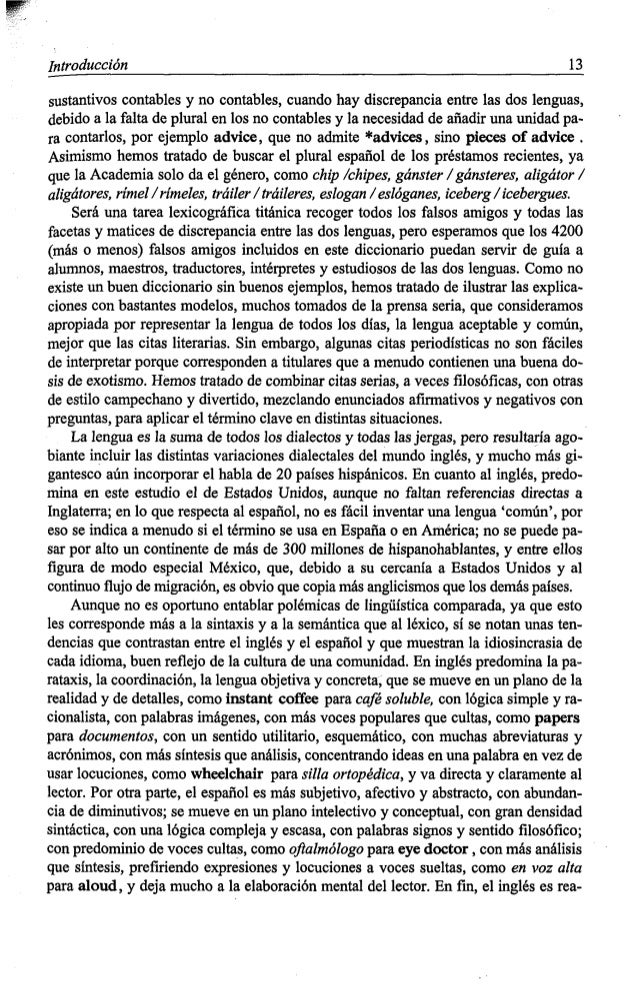 Prado Marcial Diccionario De Falsos Amigos Ingles Espanol