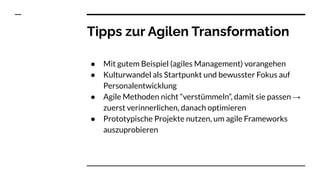 Agilität in Bibliotheken