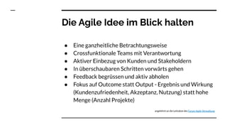 Agilität in Bibliotheken