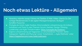 Agilität in Bibliotheken