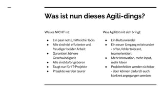 Agilität in Bibliotheken