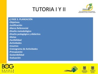 TUTORIA I Y II