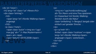 Barrierefreies Webdesign