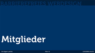 Barrierefreies Webdesign