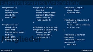 Barrierefreies Webdesign