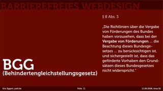 Barrierefreies Webdesign