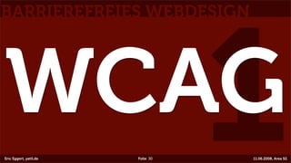 Barrierefreies Webdesign