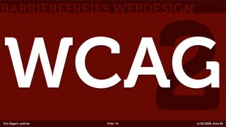 Barrierefreies Webdesign