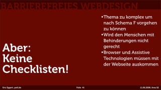 Barrierefreies Webdesign