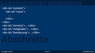 Barrierefreies Webdesign