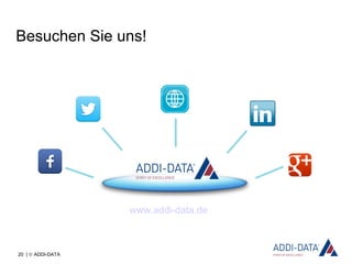20 | © ADDI-DATA
Besuchen Sie uns!
www.addi-data.de
 