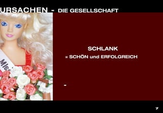 7
URSACHEN - DIE GESELLSCHAFT
SCHLANK
= SCHÖN und ERFOLGREICH
-
 