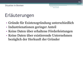 Migranten als Unternehmensgründer