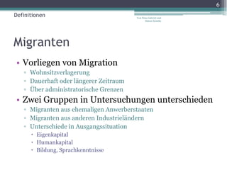 Migranten als Unternehmensgründer