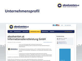 Unternehmensprofil




                     8
 