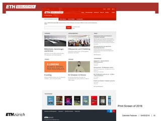 Innovation and project management at ETH Library | PDF