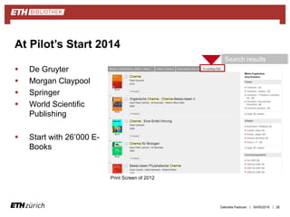 Innovation and project management at ETH Library | PDF