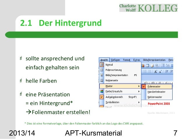 Praesentationen Mit Ppt