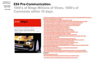 Marketing in a

                  E84 Pre-Communication.
World of Choice

  Tony Douglas

                  1000’s of Blog...
