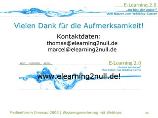 Aktive Wissensgenerierung mit Webtop-Technologie