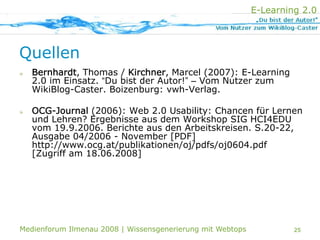 Aktive Wissensgenerierung mit Webtop-Technologie