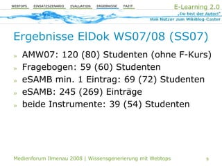 Aktive Wissensgenerierung mit Webtop-Technologie