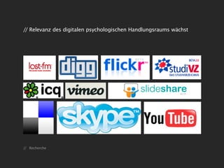 // Relevanz des digitalen psychologischen Handlungsraums wächst




// Recherche
 