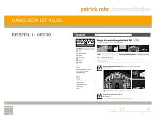 DABEI SEIN IST ALLES


    BEISPIEL 1: NEGRO




8
 