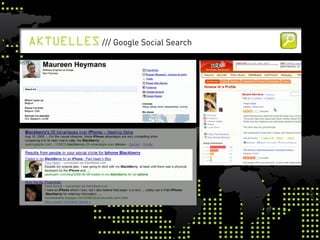 aktuelleS /// Google Social Search
 