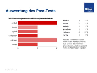 Auswertung des Post-Tests 