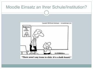 Moodle Einsatz an Ihrer Schule/Institution?