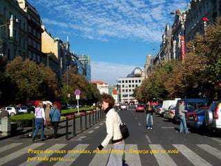 Praga das suas avenidas, muito limpas, limpeza que se nota por toda parte........ 