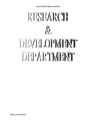 AARTI INDUSTRIES LIMITED




PRAGATI SHARMA
 