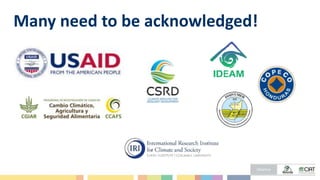 Busting the Myth that Pilots Never Scale:Unpacking the USAID Climate Services for Resilient Development Strategy in LAC 