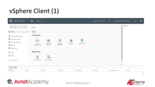 vSphere Client (1)
Torino 9 febbraio 2017
 