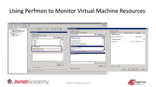 Using Perfmon to Monitor Virtual Machine Resources
Torino 9 febbraio 2017
 