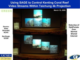 A PRAGMA-OptIPlanet Collaboratory Partnership