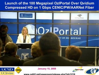 A PRAGMA-OptIPlanet Collaboratory Partnership