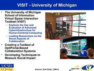 A PRAGMA-OptIPlanet Collaboratory Partnership