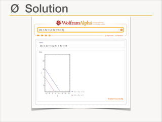 Ø Solution

 