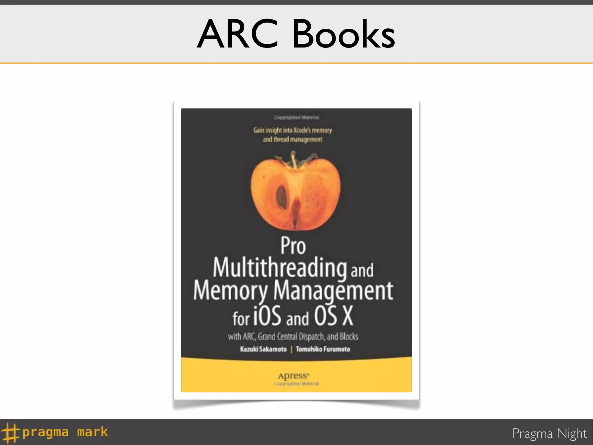 ARC Books




            Pragma Night
 