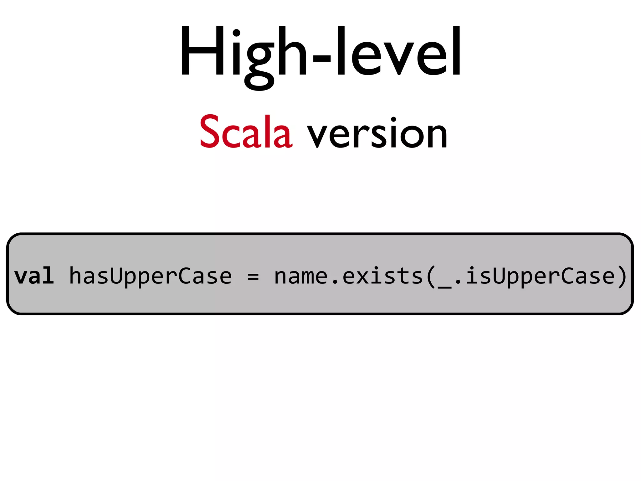 Pragmatic Real-World Scala (short version)