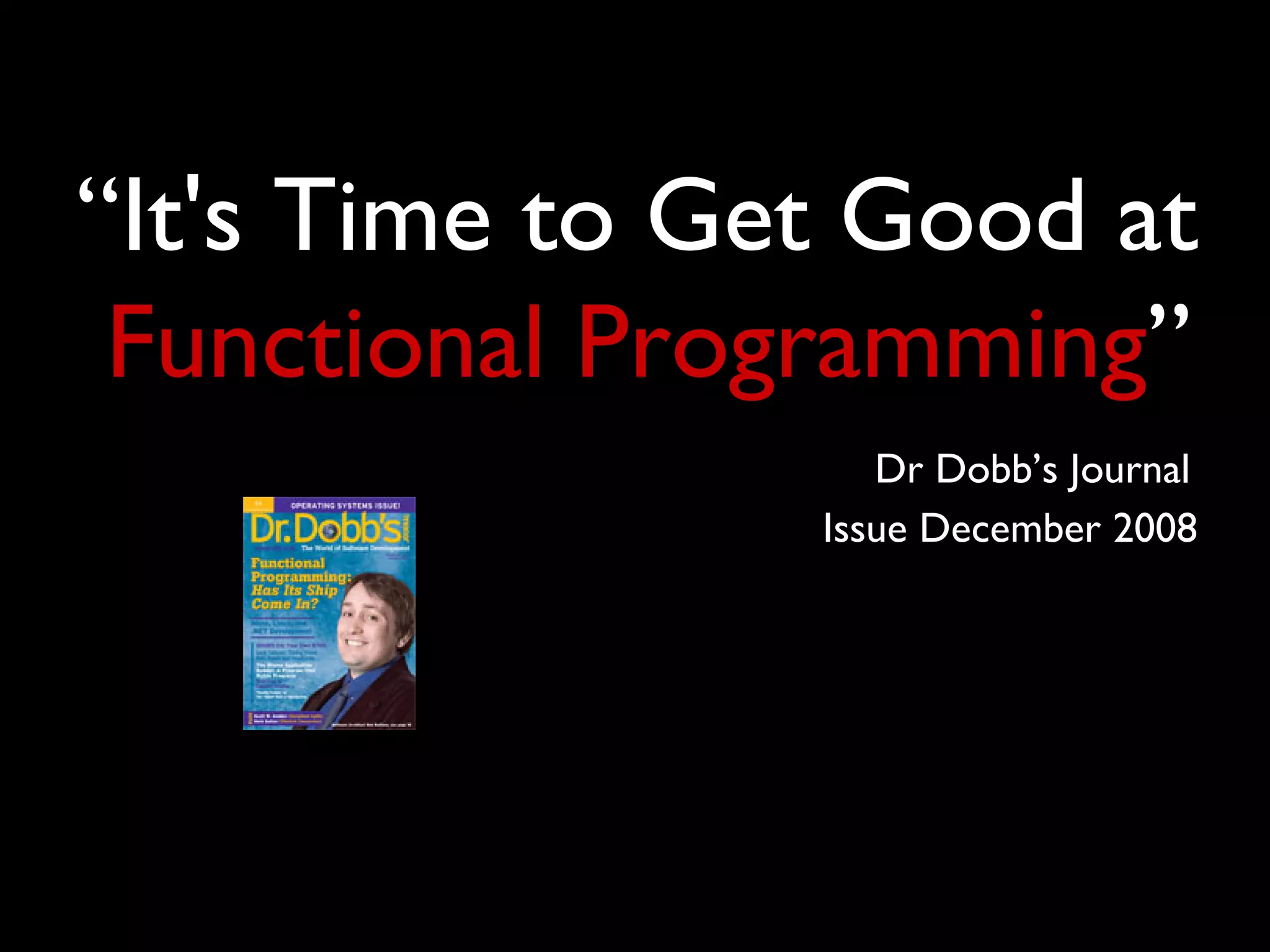 Pragmatic Real-World Scala (short version)