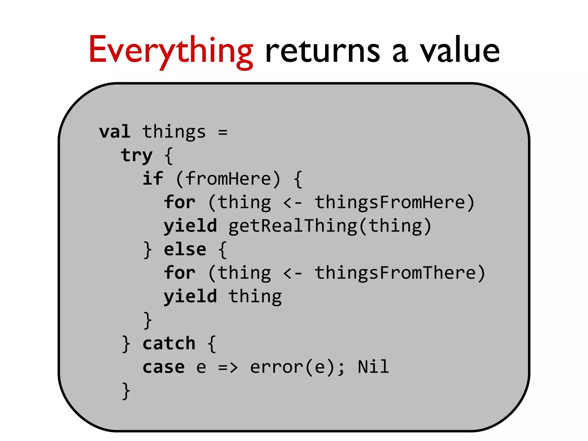 Pragmatic Real-World Scala (short version)
