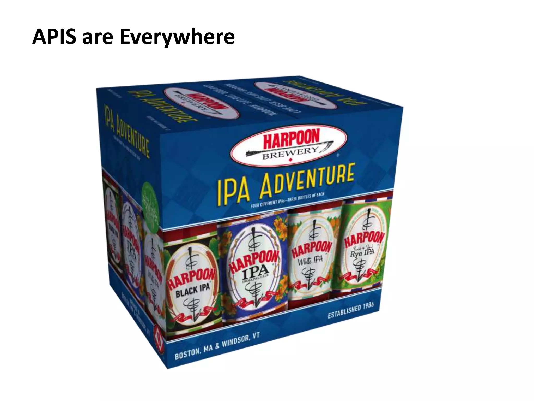 APIS are Everywhere
 
