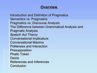 Reference And Inference Pragmatics | PPT