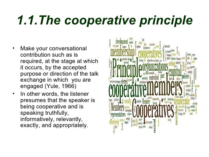 Pragmatics implicature 2