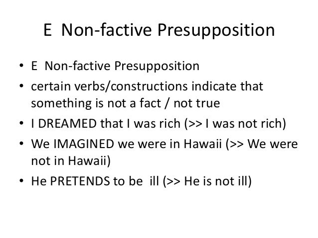 Pragmatics Presentation Presupposition Prepared By Mr Ijaz Ahmed MPh 