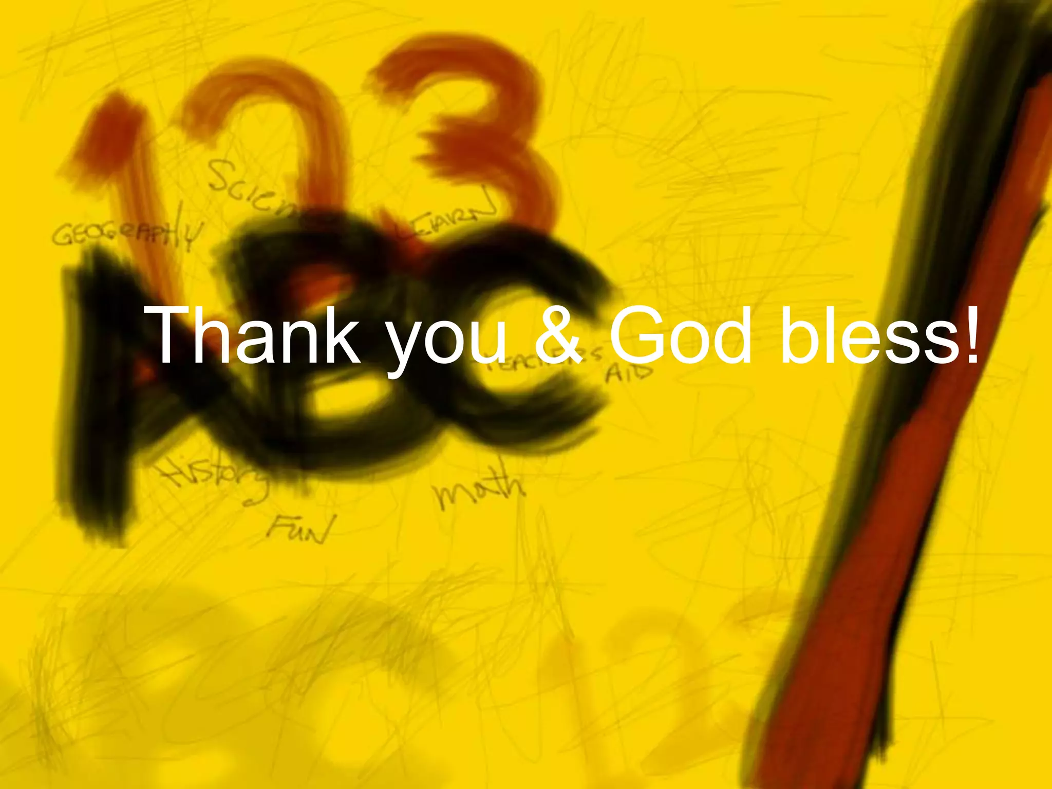 Thank you & God bless!
 